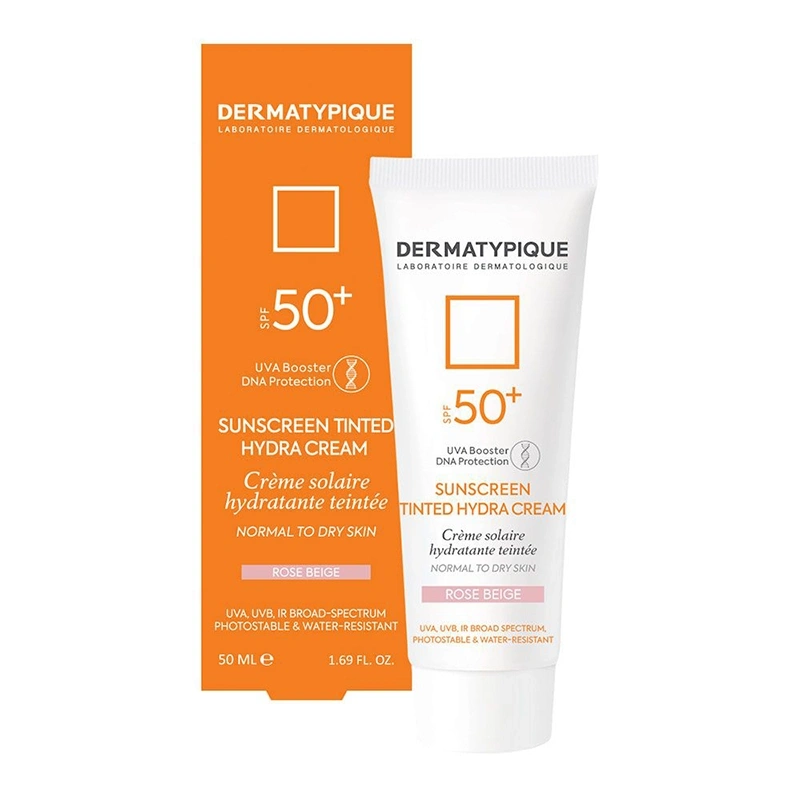 ضد آفتاب فلوئیدی رنگی پوست خشک SPF50 مدل Hydra-1