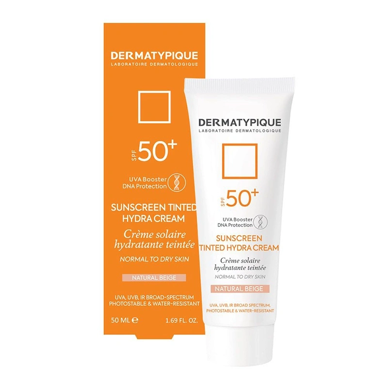 ضد آفتاب فلوئیدی رنگی پوست خشک SPF50 مدل Hydra-1