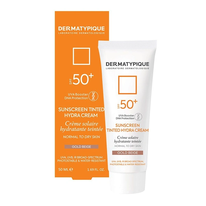 ضد آفتاب فلوئیدی رنگی پوست خشک SPF50 مدل Hydra-1