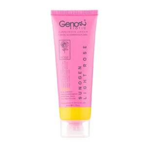 ضد آفتاب رنگی SPF50 پوست چرب و مختلط ژنو بایوتیک رز بژ رنگ