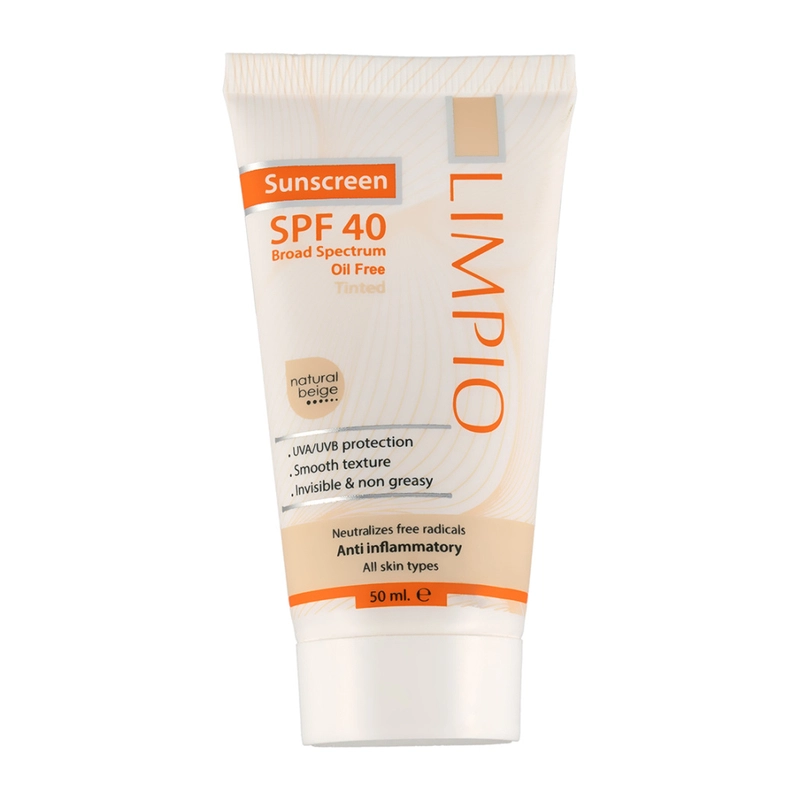 کرم ضد آفتاب رنگی SPF40 انواع پوست-1