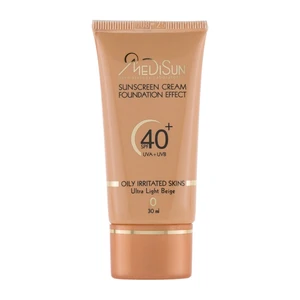 ضد آفتاب رنگی مدیسان پوست چرب و حساس SPF40 حجم 30 میلی لیتر بژ خیلی روشن