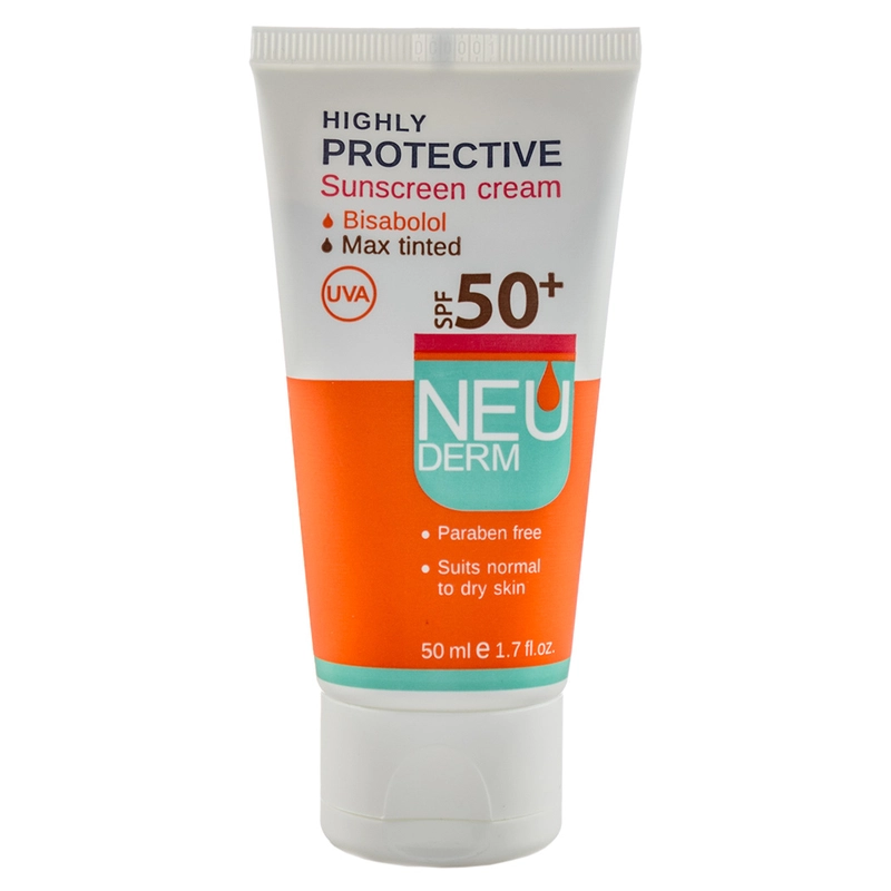 کرم ضد آفتاب رنگی مدل Protective دارای SPF50 مناسب پوست نرمال و خشک حجم 50 میل-1