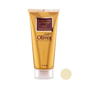 کرم ضد آفتاب رنگ بژ طبیعی مدل کاورکس +SPF50 مناسب پوست نرمال تا چرب 01