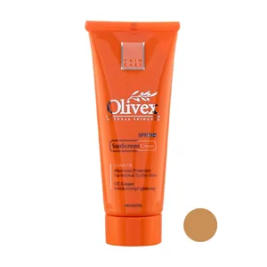 کرم ضد آفتاب رنگی SPF60 پوست خشک الیوکس 102 بژ روشن رنگ