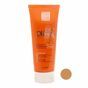 کرم ضد آفتاب رنگی SPF60 پوست چرب الیوکس 102 بژ روشن رنگ