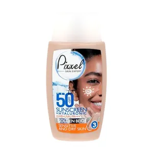 کرم ضد آفتاب رنگی مناسب پوست های خشک، نرمال و حساس Spf50 بژ طلایی