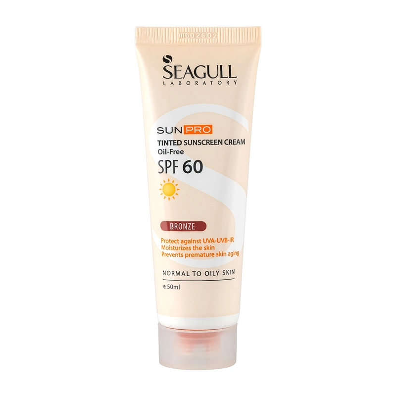 کرم ضد آفتاب رنگی SPF60 پوست معمولی تا چرب-1
