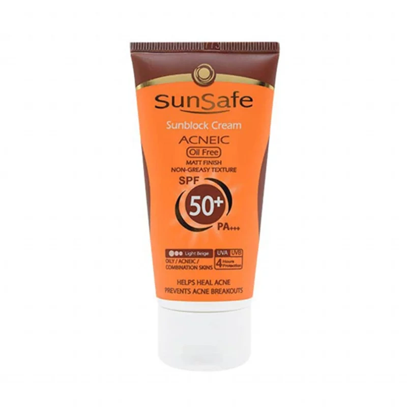 ضد آفتاب رنگی فاقد چربی آنتی آکنه spf50 حجم 50 میل-1