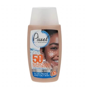 کرم ضد آفتاب رنگی مناسب پوست های چرب، جوشدار و مختلط Spf50 حجم 50 میل بژ طلایی