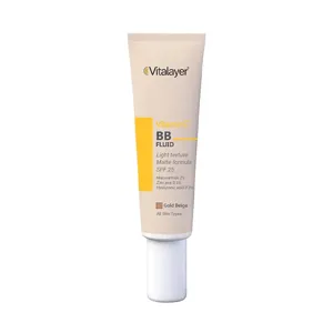 بی بی کرم فلوئید SPF25 دارای ویتامین C حجم 30 میلی لیتر ویتالیر Gold Beige