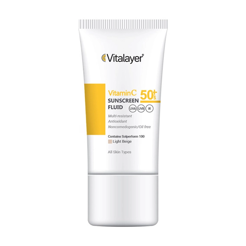 فلوئید ضد آفتاب رنگی Vitamin C دارای SPF50-1